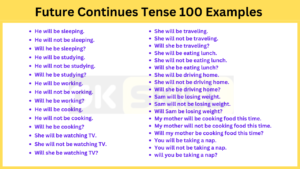 Read more about the article Future Continues Tense 100 Examples | English Sentences