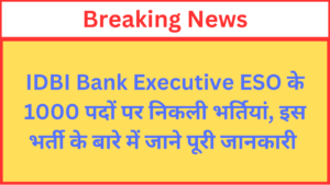 Read more about the article IDBI Bank Executive ESO Recruitment 2024